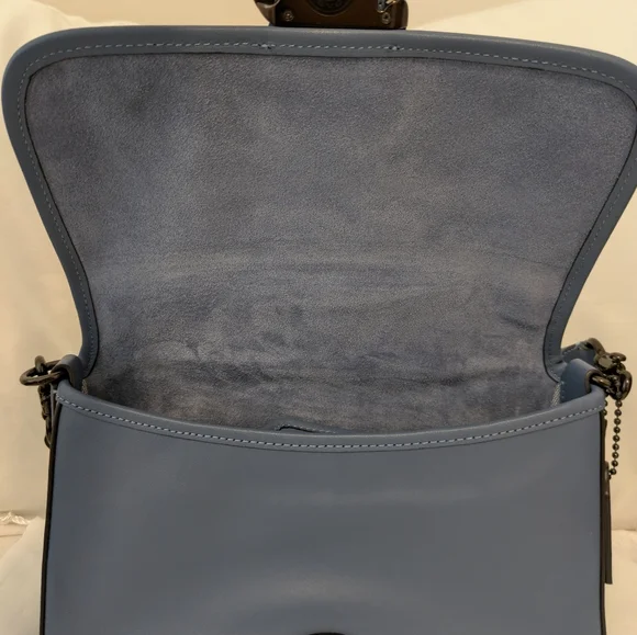 Coach Soft Tabby Shoulder Bag in Chambray (blue) - Picture 11 of 14